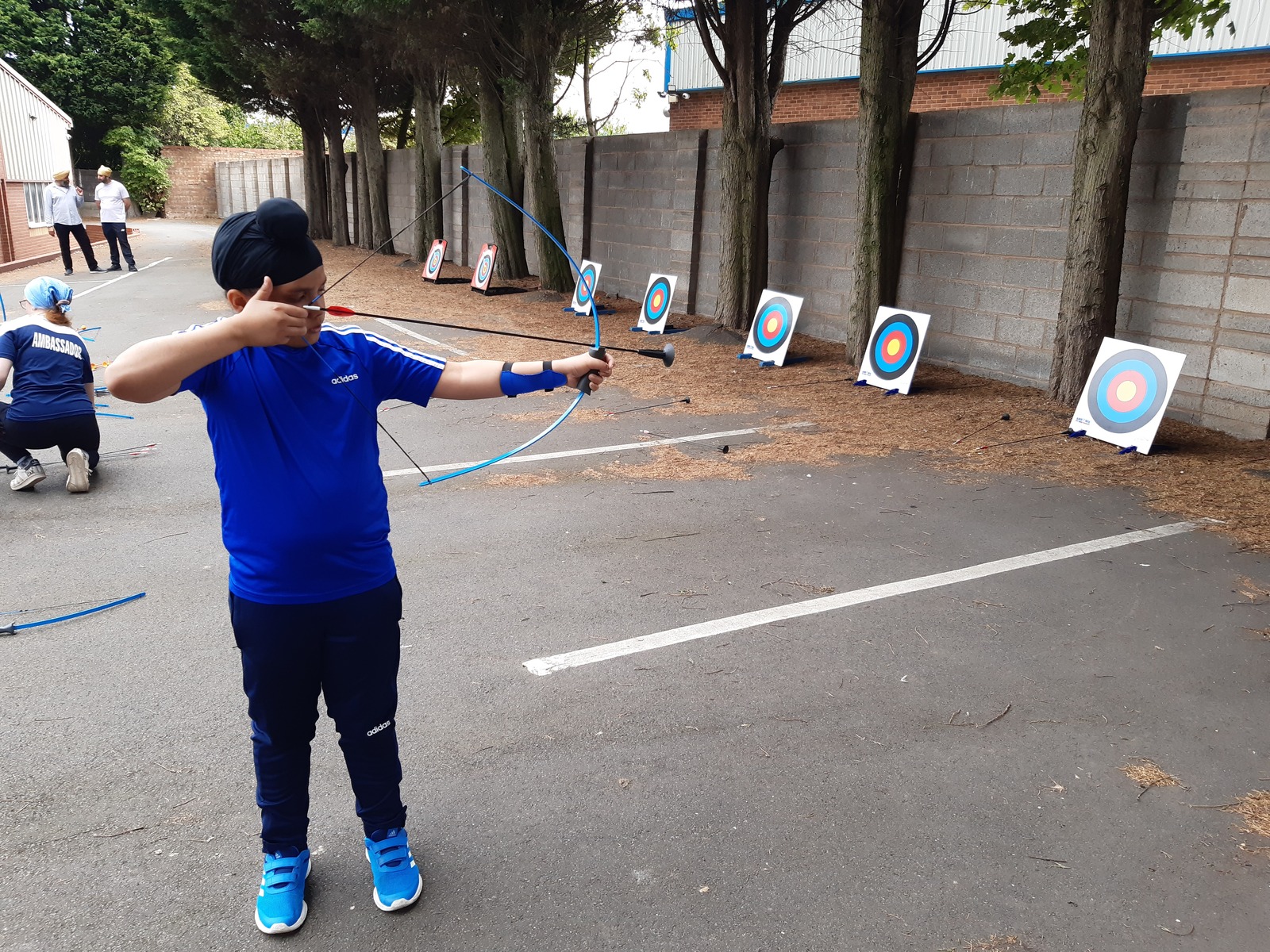 Boy doing Arrows archery